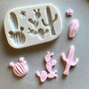 Cactus Party Silicone Mold for fondant chocolate