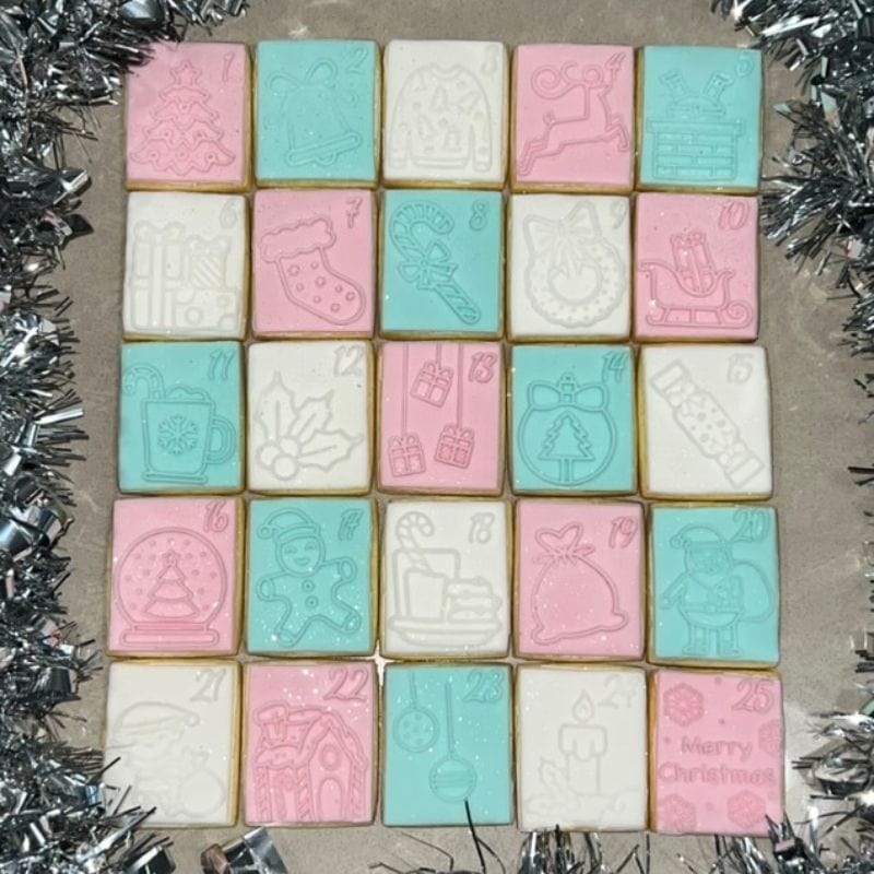 Christmas Advent Cookie Stamp Set