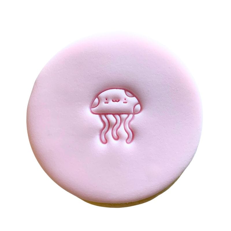 Mini Cute Jellyfish Stamp creating fun jellyfish design
