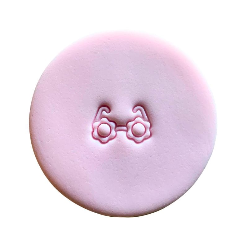 Mini Sunglasses Cookie Stamp for Fondant Decoration